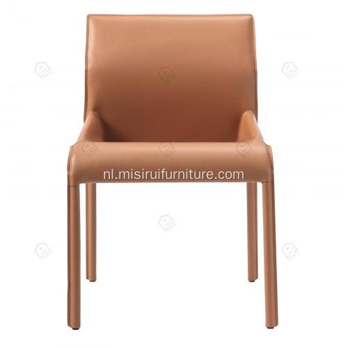 Italiaanse minimalistische zadelleer enkele stoelen